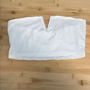 Shein Size Extra Small XS White Strapless V-Notch Tube Top